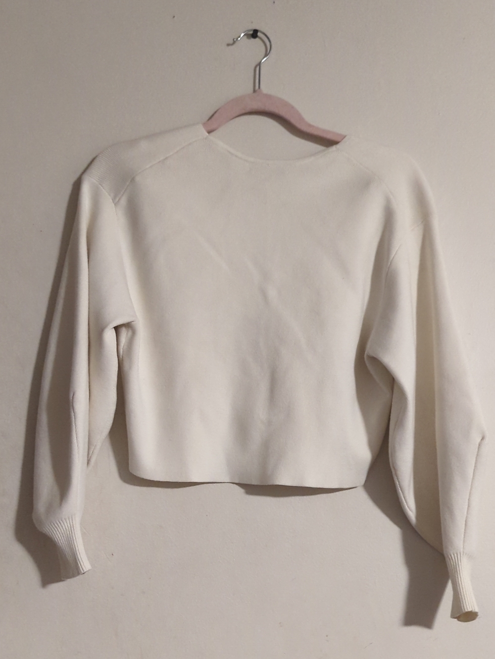 Babaton V-Neck Oversized Cream Sweater - Picture 3 of 7